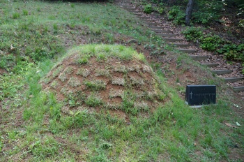이승훈 베드로 묘소 아래 있는 3남 순교자 이신규 마티아의 묘소.
