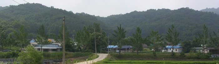 배모기 교우촌이 있었던 양범리 마을 풍경.